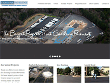 Tablet Screenshot of carolinapavement.com